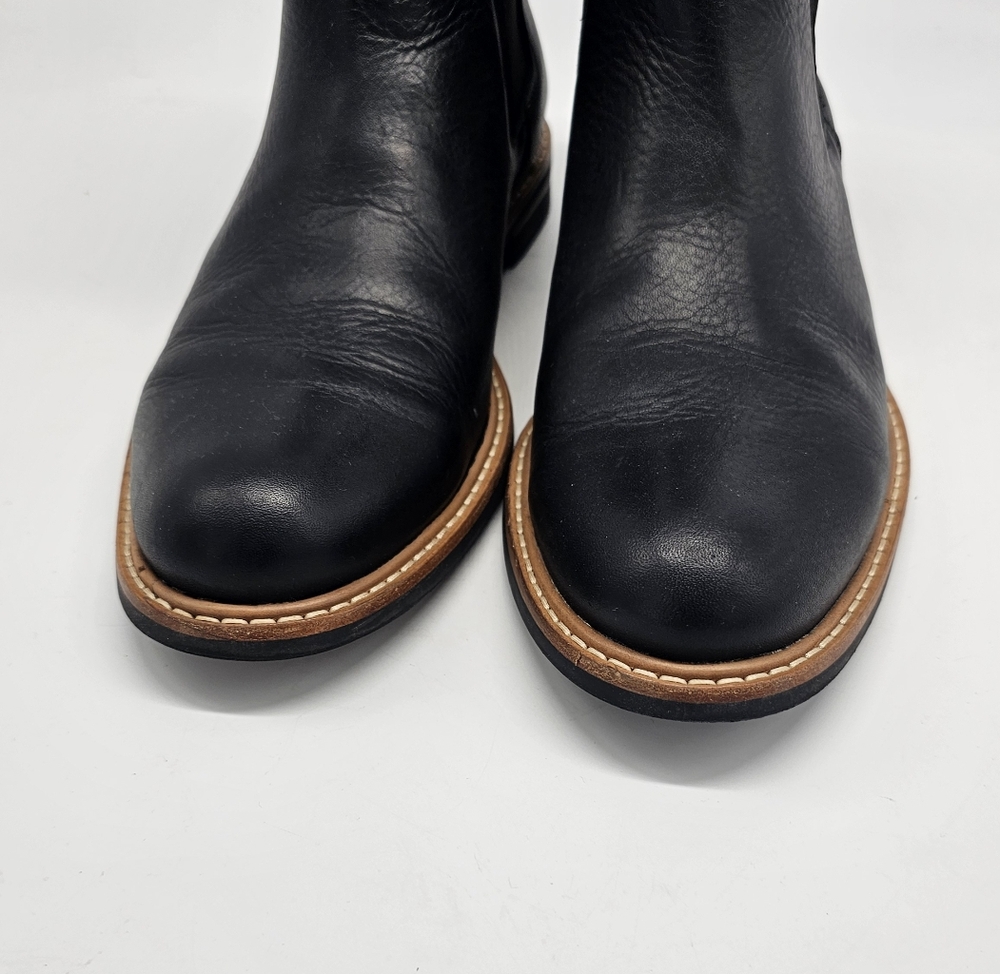 Nisolo Marco Chelsea Black Leather Slip On Ankle Boot 9 - Picture 5 of 9